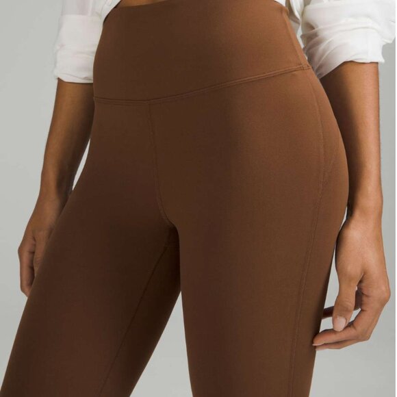 Lululemon Groove Super-High-Rise Flared Pant *Nulu Roasted Brown - Picture 4 of 14